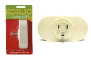 Korjo Double Adaptor Australia and NZ -> USA and Canada